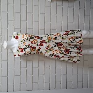 Enfocus Studio Vibrant Floral Sleeveless Pleated Dress. Size 4